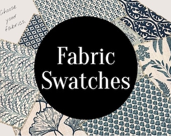 Fabric Sample Swatches for Bed Runners and pillow covers, Mix and Match