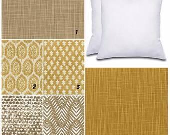 Pillow Cover / Decorative Pillow / Throw Pillow / Brown Pillow / Toss Pillow / Accent Pillow /  Mix and Match /  choose your fabric and size