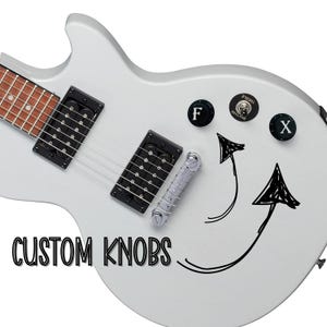 Custom Guitar Volume Knobs – Personalized 3D Printed Knobs for Electric & Bass Guitars – Replacement Control Knob
