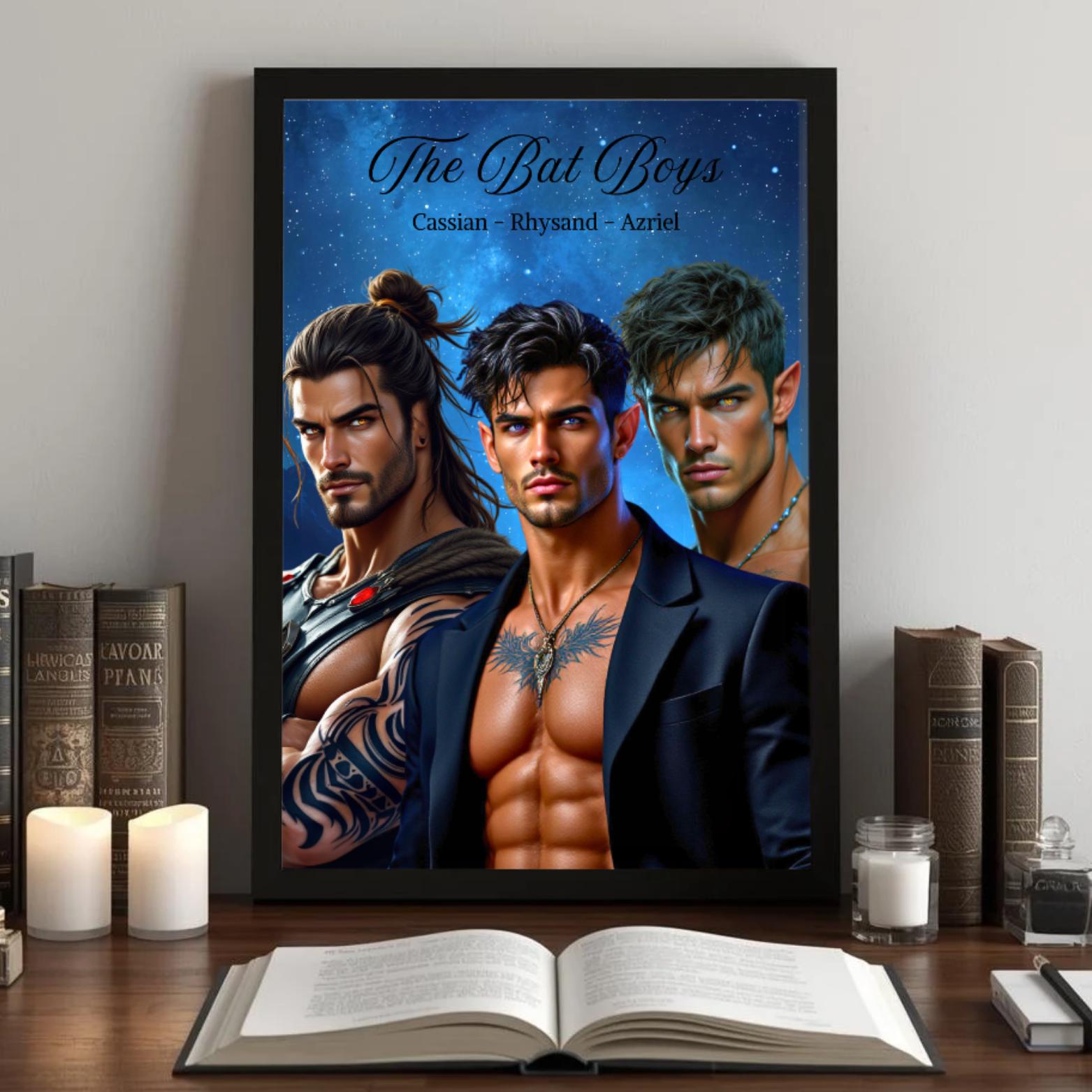 ACOTAR Merch “bat Boys” Printable Quote Frame Fantasy Reader Rhysand ...