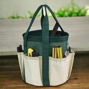 Wasserdichte Gartentasche | 3,5-Gallonen-Multi-Pocket-Organizer | Leichter Werkzeugeimer für Gärtner | Praktisches Geschenk für Pflanzenliebhaber