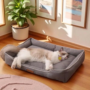 Animal Bed Orthopedic Premium Dog Bed | Fluffy Soft, Removable | Fluffy Soft, Dog Sofa, Dog Mat | Dog Basket, Dog Sofa