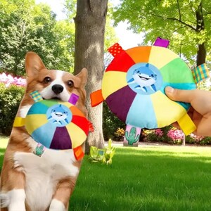 Dog Sounding Plush Toy Bell - Cartoon Toy Puppy Small Dog - Teddy Teeth Grinding Toy - Wear-Resistant Bite-Resistant Pet Toy