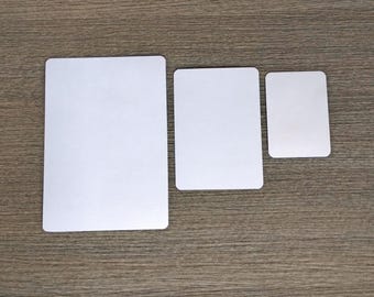 Rough white cardstock for creative work, DIY invitations, greeting cards, scrapbooking, journaling