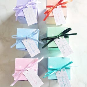 10 SCATOLINE PORTACONFETTI Battesimo - Prima Comunione - 5 x 5 x 5 cm