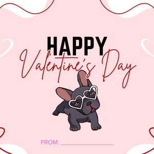 Valentine’s Day Dog Card