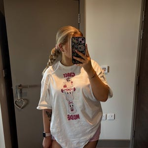 ユニークなゴーストモードTシャツ、ジムジャンキーへのギフト、オーバーサイズのワークアウトTシャツ、ポンプカバー、レディースジムシャツ