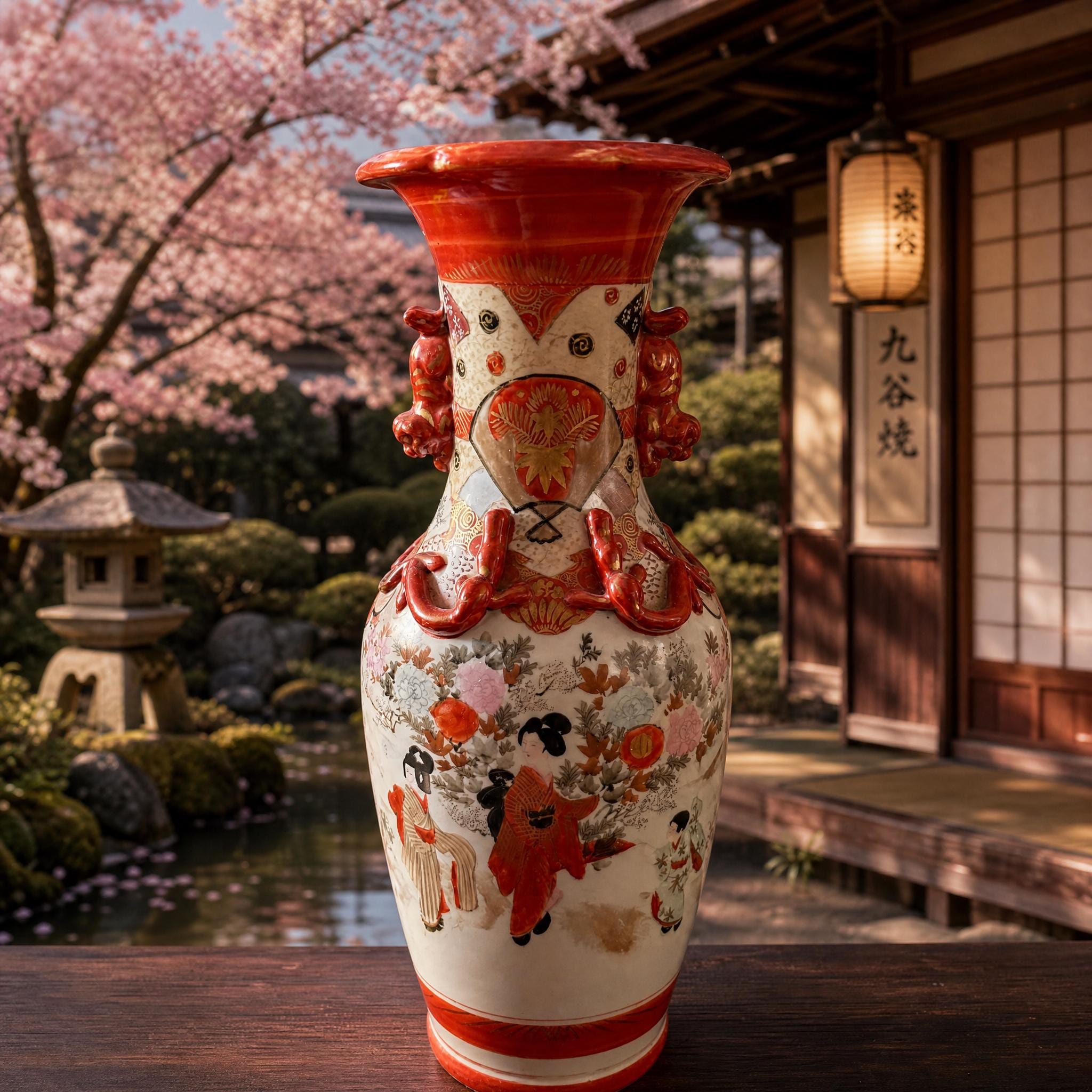 Japan Kutani Vase - Etsy Denmark