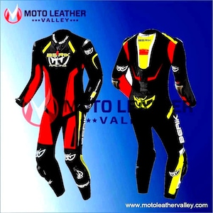 BERIK MOTORBIKE Leather Racing Suit Leather Biker Suit 100% COWHIDE leather