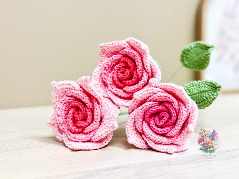 Handmade Crochet Roses – Forever Blooming Flowers in Multiple Colors ...