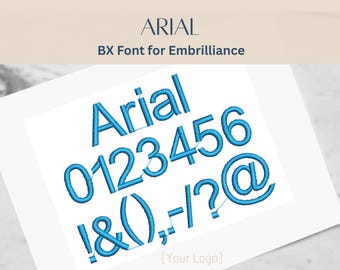 BXフォントアルファベット - Arialフォント - 3サイズ - 即時ダウンロード | StitchFont Designs | モノグラムパーソナライゼーション | Embrillianceソフトウェア