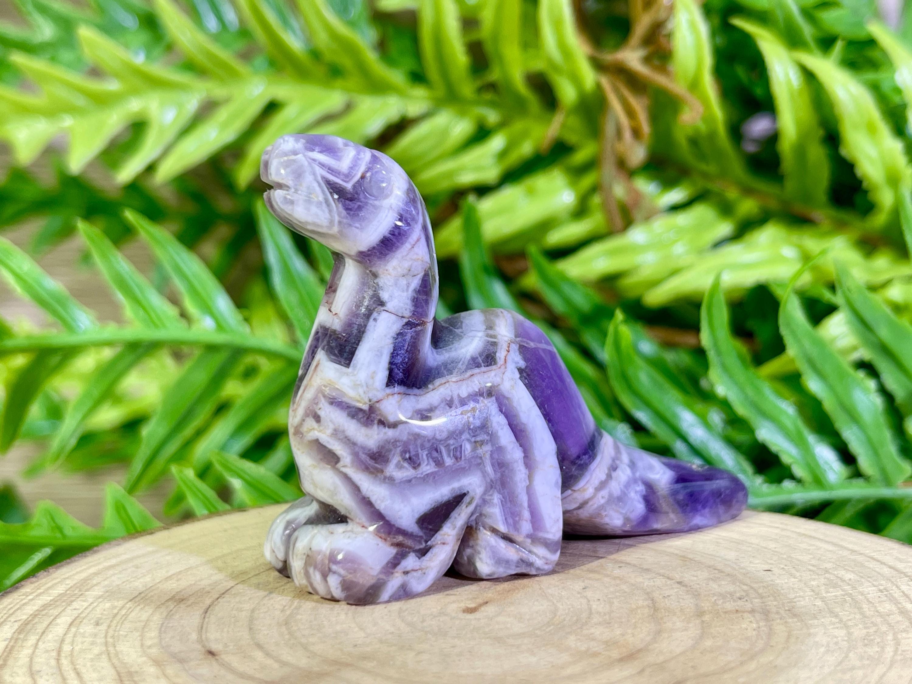 Wooden hand carved dinosaur brachiosaurus, dinosaur figurine - Inspire Uplift