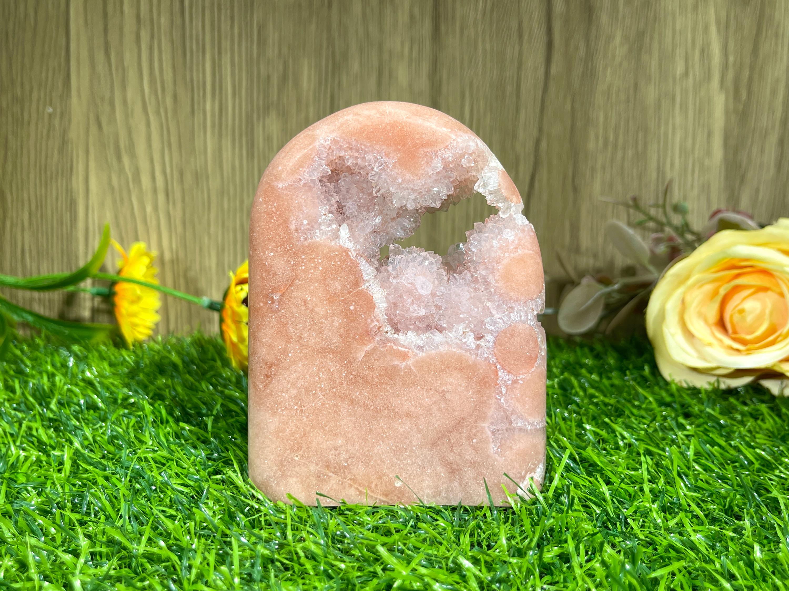 ピンクアメジスト、ジオード、フリーフォーム　コレクション ピンクアメジスト、ジオード、フリーフォームコレクション