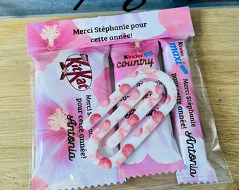 End-of-year gift for teacher, teaching assistant, nanny
