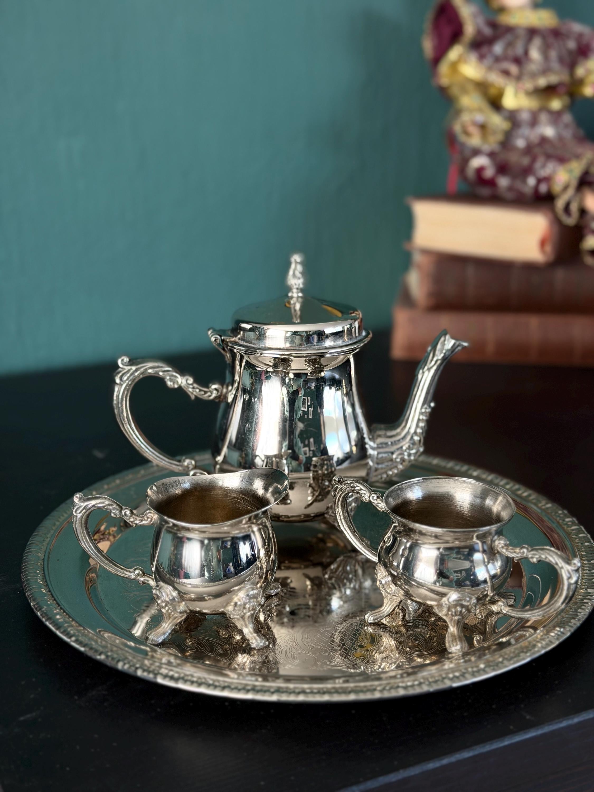 Silver plated tea and coffee set - Etsy 日本