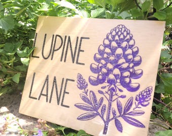 Custom Engraved Wood Sign: Personalized Garden Decor, Handmade in NJ