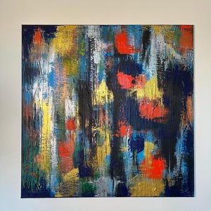 modern abstract painting with texture,36/36 inches