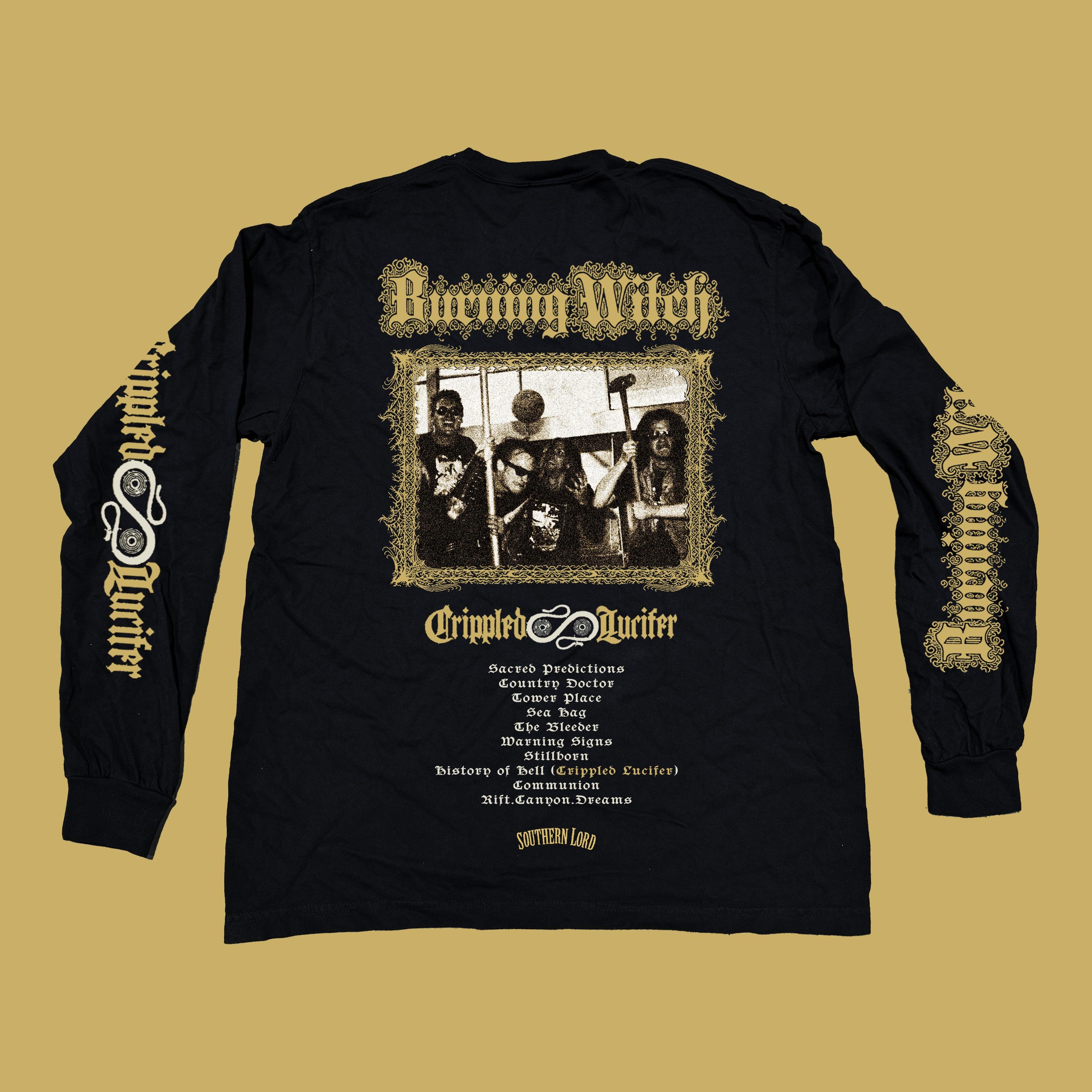 Burning Witch - Crippled Lucifer Long Sleeve T-shirt - Etsy