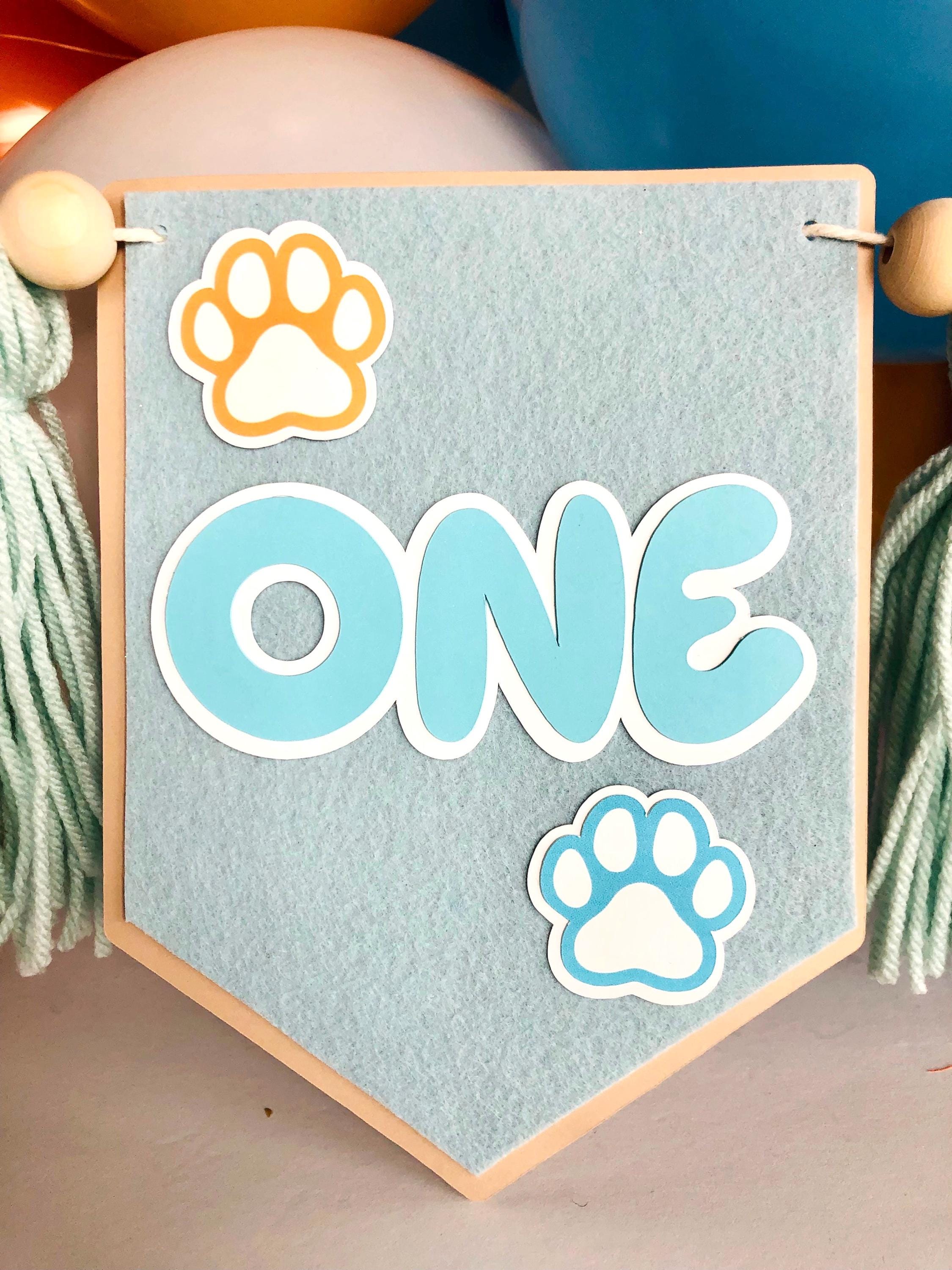 Cricut-Cut Highchair Banner