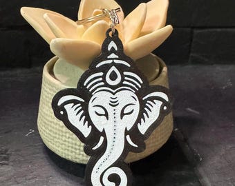 Ganesha-sleutelhanger, hindoeïstische olifant god bedel, cadeau spirituele zegen