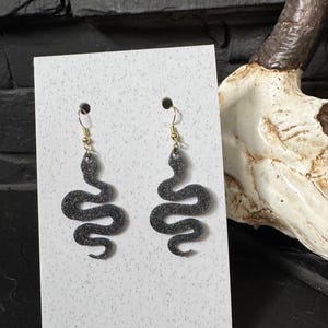 Snake earrings