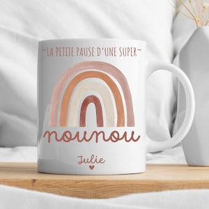 Personalisierte Nanny-Tasse, Super-Nanny-Tasse, Nanny-Geschenk, beste Nanny-Tasse, Super-Nanny-Tasse, Dankeschön-Nanny-Geschenk