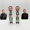 Custom Priest Bobblehead from Photo | Personalized Clergy Figurine Gift for Pastor, Reverend, Ordination, Retirement