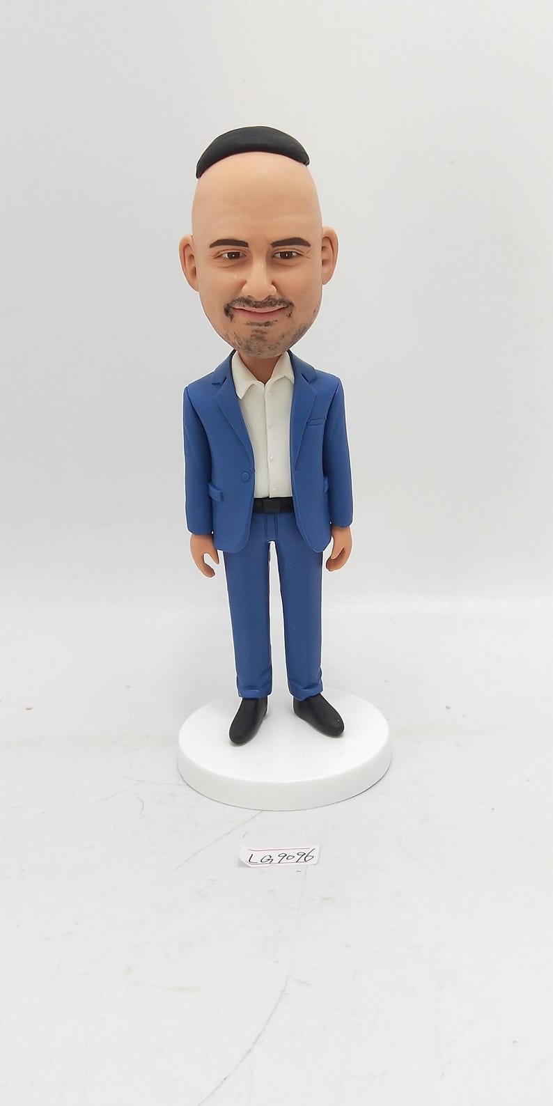 Police Bobblehead With Gun - Custom Officer Figurine Gift main image 0