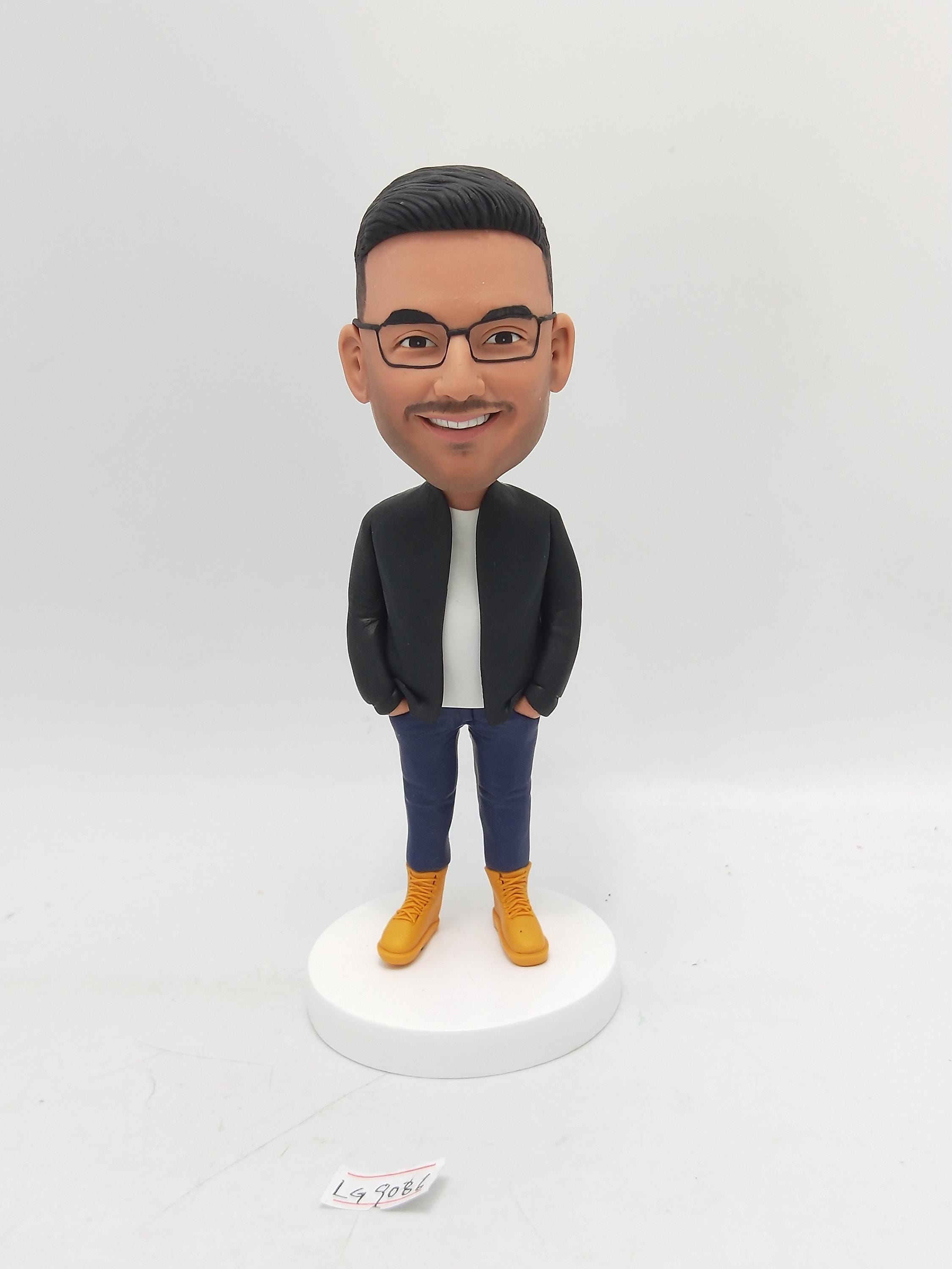 Policeman Police Hat Bobblehead - Officer Authority Gift