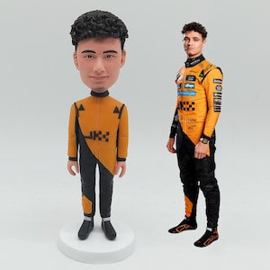 陶器製のF1ドライバーの人形 F1 driver figure - Etsy 日本