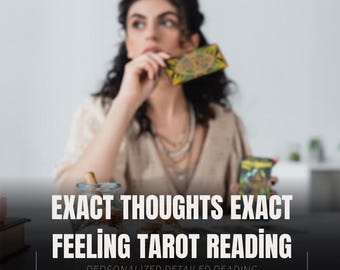 Exact Thoughts Tarot Reading | Uncover True Intentions | Clear Psychic Guidance | Personalized Insights for Love, Career, & Relationships