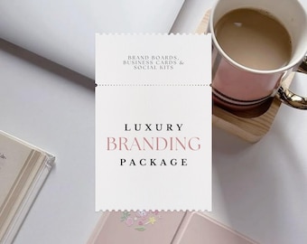 Custom Logo Design, Minimalist Branding Kit