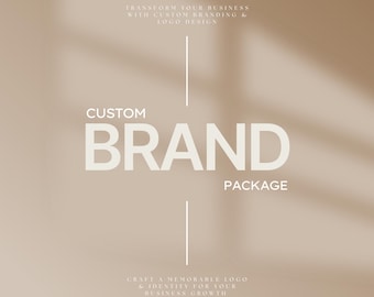 Custom Business Branding Package: Logo Design and Brand Identity Kit