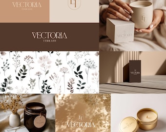Unique Logo Design & Branding Kit, Custom Brand Set