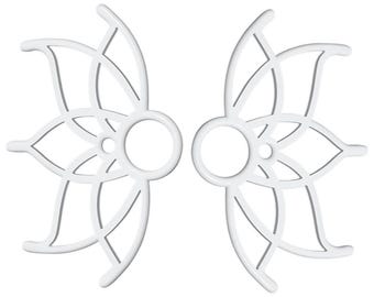 Pair of Medium Lotus Fans