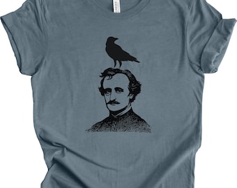 Edgar Allan Poe T-Shirt: Raven Gothic Literature Tee