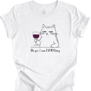 Funny Cat T-Shirt: Sarcastic Graphic Tee for Cat Lovers
