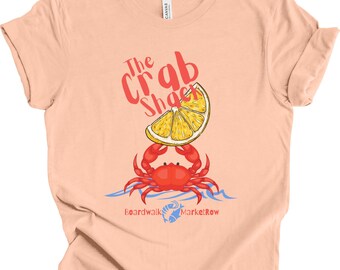 Crab T-Shirt: Beach Lover Summer Top