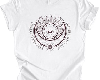 T-shirt Celestial Moon & Sun: T-shirt mystieke astrologie