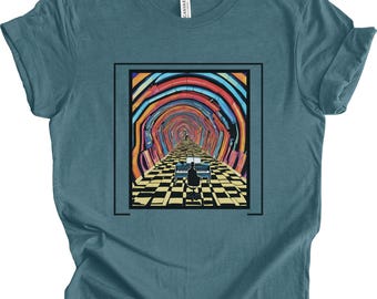 Vibrant Piano Player T-Shirt: Music Lover Gift