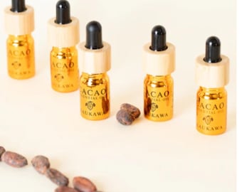 Cacao Essential Oil Organic– 5ml | Chuncho Ceremonial Grade | Sacred Aroma for Skin, Massage & Meditation