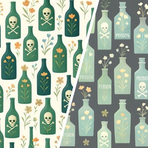 Gothic Wrapping Paper Decor, Vintage Style Gift Wrap, Spooky Themed Paper, Halloween Gift Wrap, Witchy Present, Unique Gift Wrap For Her