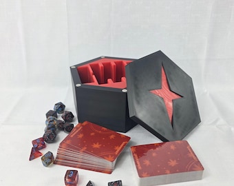 MTG | SIGNALIS - Puzzle Plates | Deck Box - Dice Box | TCG Card Storage | Magnetic Closure | Multi-Deck