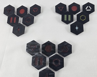 SIGNALIS - Puzzle Plates | Pin | Hand Painted | Anime | Gaming - Horror