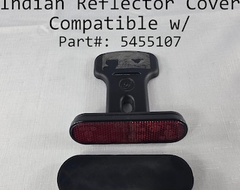 Motorcycle Reflector Cover Decal - Rear | Indian | Logo| Motorcycle Accessory/Part
