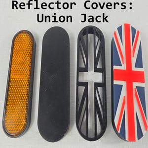 Adesivi riflettenti per targhe del Regno Unito: bandiera Union Jack, conformi alla DVLA - Italia Adesivi riflettenti per targhe del Regno Unito: bandiera Union Jack, conformi alla DVLA - Italia