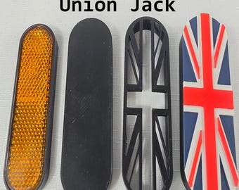 Motorcycle Reflector Cover Decal | Triumph | Union Jack | Motorcycle Accessory/Part