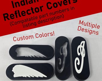 Motorcycle Reflector Cover Decal | Indian | Logo | Motorcycle Accessory/Part