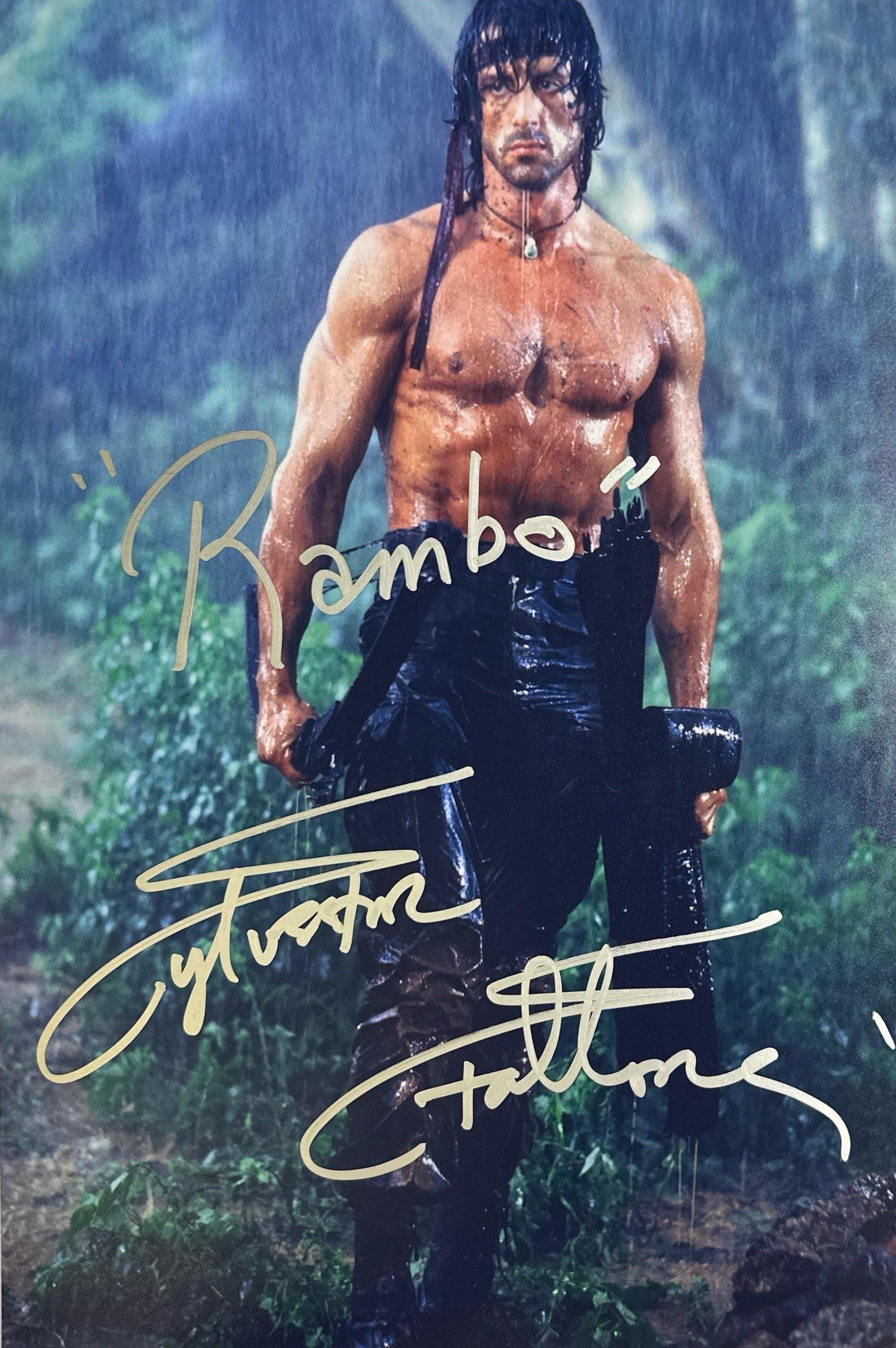 Autograph Signed Rambo Photo - Etsy