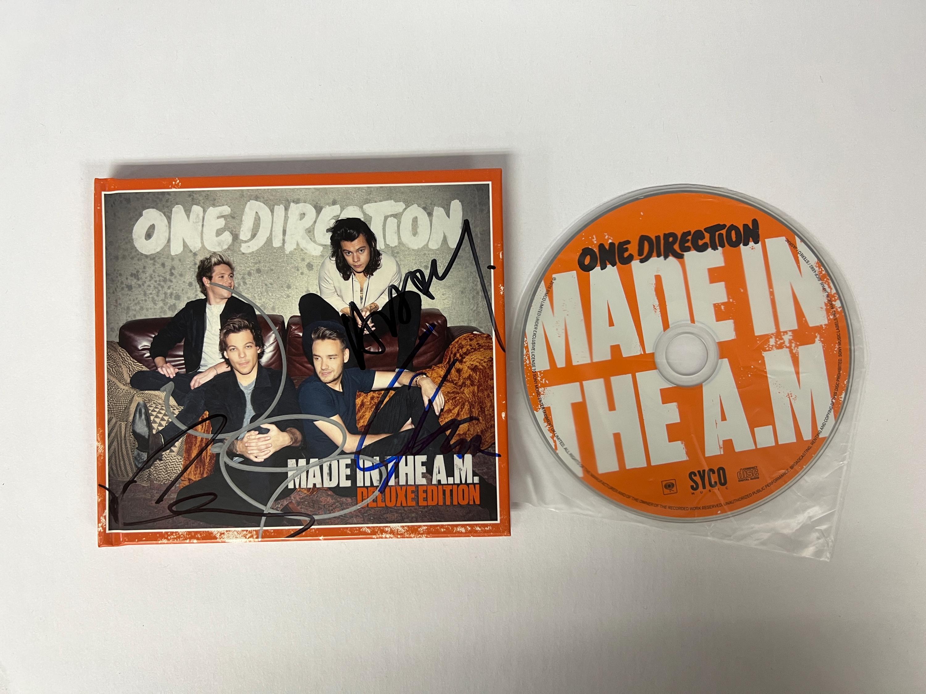 ONE Direction    直筆サイン入りアルバム Autograph Signed One Direction CD COA - Etsy